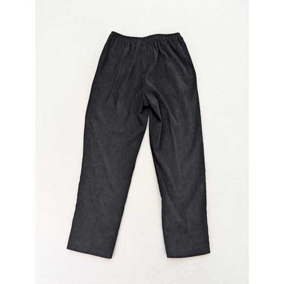 Kim Rogers Women's Pants Size 8P Black Soft Microfiber Elastic Waist Pull-On - Picture 11 of 11